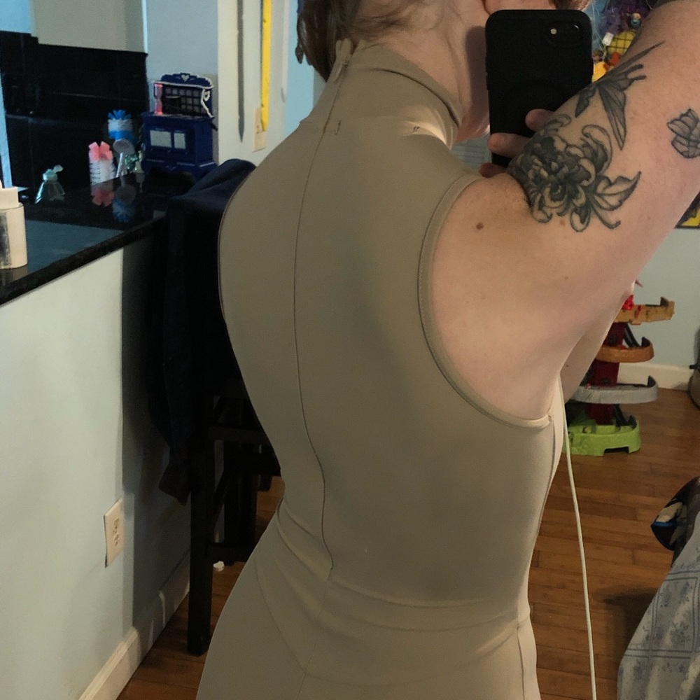 Forever 21 Cream athletic jumpsuit - Picture 3 of 5